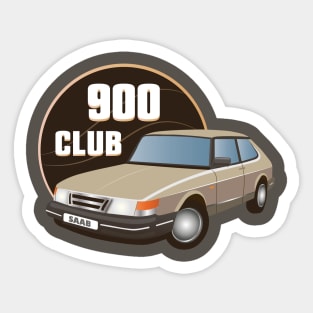 Saab 900 Club Sticker